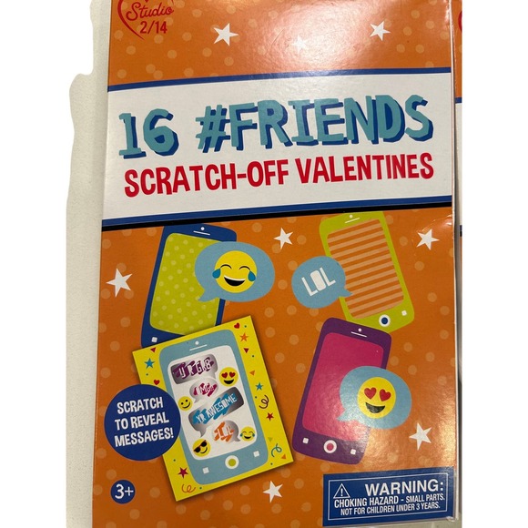 Studio 2/14 Valentines Cards Kids 2 packs of 16 New - Picture 6 of 8
